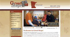 Desktop Screenshot of greatstepsop.com